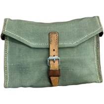 Swiss military canvas cowhide small satchel bag tool bag