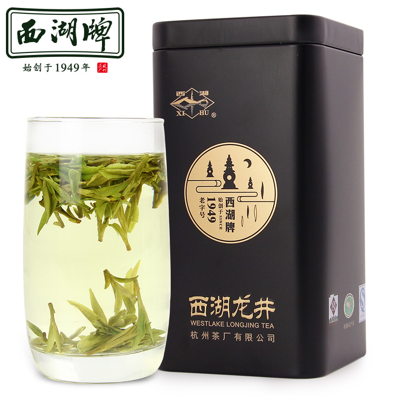 西湖牌西湖龙井茶叶明前特级罐装 绿茶 春茶 2016新茶产品展示图4