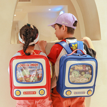 MOBEE Mobe kindergarten schoolbag children middle and large class toddler backpack boy gift box 3-6 birthday gift