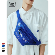 Functional wind shoulder bag mens Tide brand chest bag summer large capacity leisure shoulder bag womens national tide running bag dumpling bag