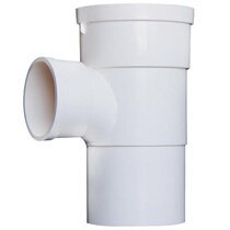 Interpolated 110pvc drain pipe through internal and external fittings extended sewer joint tee 5075110160