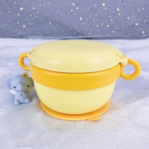 dodopapa dad manufacture water-filled insulation bowl children learn to eat bowl stainless steel three-layer insulation Bowl