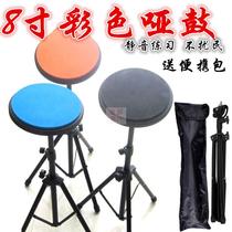 8 inch dumb drum pad set drum set practice pad high-play drum surface thick base drum