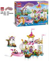 Enlightenment November New Liya Princess Castle Puzzle Assembly Compatible Lego Building Girl Toys 2607-09