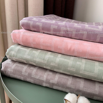 New high-end jacquard four-page ensemble pure cotton old coarse cloth sheet soft and not able to ball single strip 200 * 230cm