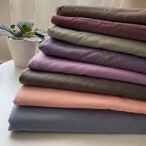 Pure colour pure cotton old coarse cloth sheet single piece student single double quilt with single pillowcase 1 8 1 5 m bed cotton cloth
