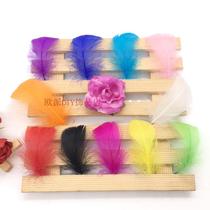 Bulk Trim Feather Handmade DIY material Small floating goose Makeup Prom Hat Costume Accessories 1 piece 100