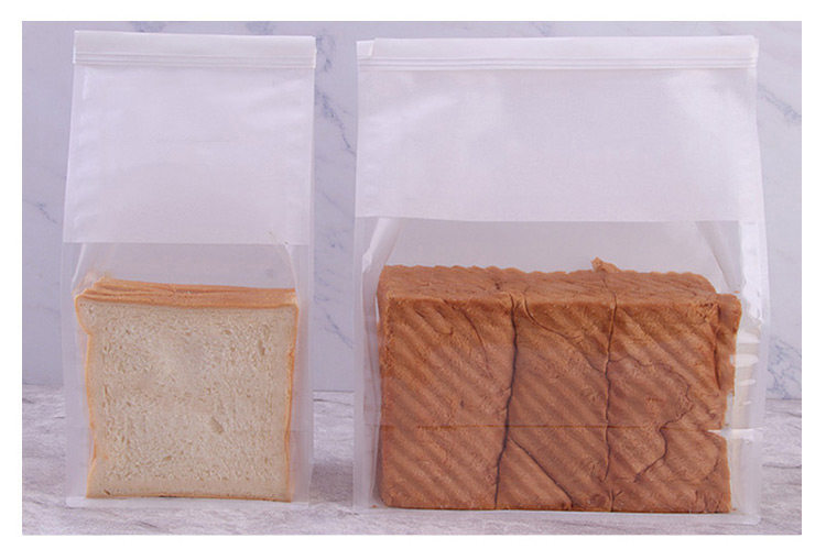 吐司包装袋棉纸透明 暖暖烘焙面包片餐包烘焙卷边铁丝封口自封袋