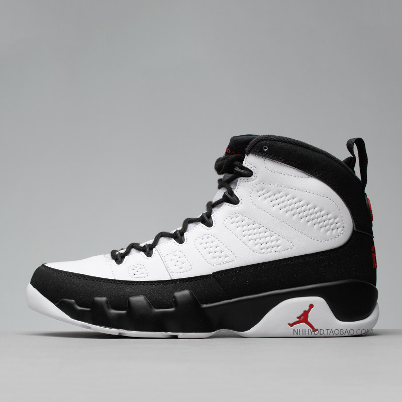 牛哄哄 air jordan 9 black-red aj9 黑白红 元年 302370-112