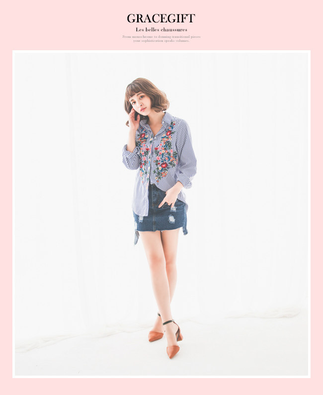 鞋垫材质:pu 品牌:grace gift 货号:7sgpm9058 上市年份季节:2017年