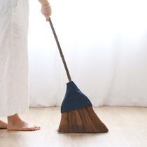At the beginning of the art natural brown broom single broom broom Japanese broom no static electricity one-handed light sweeping