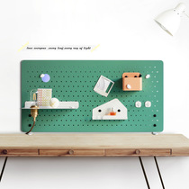 Desktop hole board shelf non-punching can be vertical office writing desk dormitory finishing storage artifact