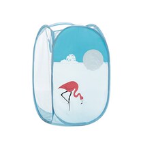 Folding laundry basket zang yi kuang screen dirty clothes Lou received zang yi tong mesh laundry storage basket