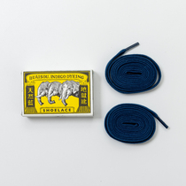 Soda Spot Buaisou Shoelace Hell Jiande Island Awa Blue Dye Handmade Shoelaces