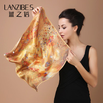 Silk small square towel temperament Hangzhou silk silk scarf stewardess professional scarf spring Korean decoration wild short scarf