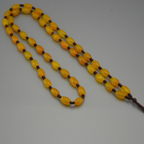 Jade lanyard for men and women gold silk jade Huanglong jade Jade Buddha Guanyin pendant rope pendant Jade handmade necklace rope weaving