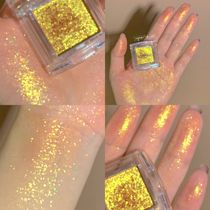 Whose gold fell my hand Flamingo monochromatic eyeshadow P999 star drunk quicksand eye big flash film brightening