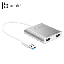 J5create expansion JUA365 external graphics card USB 3 0 to HDMI dual independent output 4K2K Support MAC