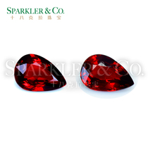 GRS Certificate 1 00 1 01 karat natural with no burnt pigeon blood ruby luo shi custom earrings exist that