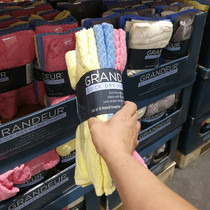 Shanghai Costco open market GRANDEUR Pure Cotton Quick-drying Towel 6 packs 40X71 Origin India