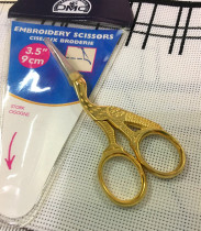 Imported original DMC golden crane scissors cross stitch thread head scissors with cover exquisite small and portable pendulum decoration