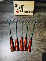 Ice fishing catch hook ice fishing wood to hook up the hook for 28 cm