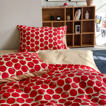 Sleeping on oil paintings four set of cotton pure cotton beds in the bedding of the Ultra-American artist bed three pieces