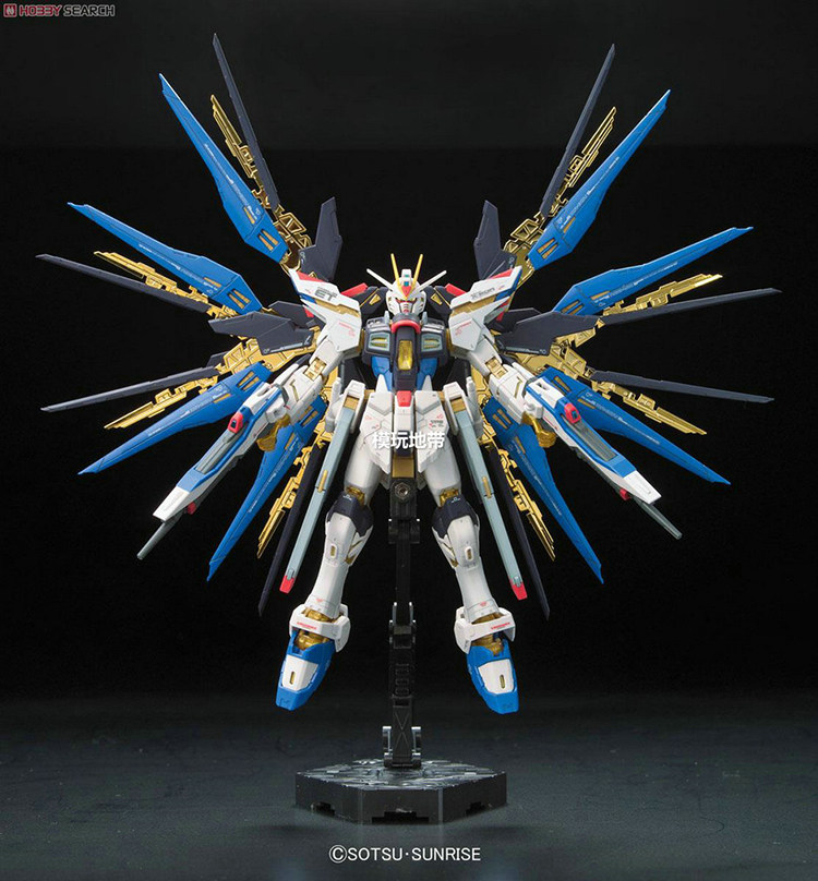 专柜正品 万代 rg 14 强袭自由 zgmf-x20a strike freedom 带光翼_7折