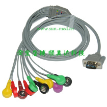 Compatible with Changchun era SDD multi-lead synchronous dynamic electrocardiogram machine guide line 15 pin