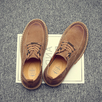 Winter Martin shoes men Inn genuine leather Korean version trendy mens shoes low help boots 100 hitch fur casual leather shoes