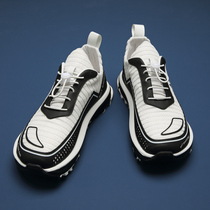 Summer mens shoes breathable new web Shoe wave mens tennis sneakers Korean version Trend 100 hitch a thin and ugly pair of shoes