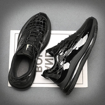 Men Shoes 2021 New Winter Sports Casual Shoes Genuine Leather 100 Hitch Plate Shoes Han Prints Shoes Wave Shoes