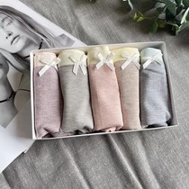 5 Dress Mordale Cotton Seamless Bag Hip Comfort Bottom Pants Elastic Beauty Body Shorts Head Mid Waist Triangle Briefs