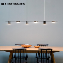 Nordic minimalist Strip Dining Chandelier Modern Living Room Decoration Chandelier Creative Personality Art Restaurant Bar Chandelier