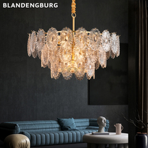 Platinum Appendix Lamp Castle Method Light Lavish Light Lavish Light Lavish Livingroom Light Brass Villa Bedroom Net Red Lamp Crystal Medieval Chandelia