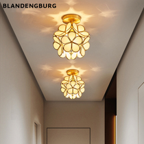 Nordic brass suction lights ins personality creative childrens bedroom Bedroom Lighting Net Red Cherry Blossoms XUANGUAN Aisle Lights