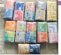 Kindergarten childrens small towel square towel cotton saliva towel towel 26X26CM square lattice