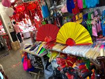 Dance fan dancing fan kung fu fan Red Bone 11 inch kung fu fan wordless kung fu fan tai chi fan