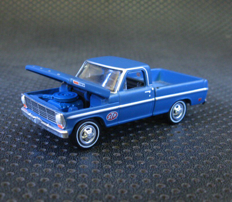 1:64greenlight绿光合金车模 1969ford f-100福特皮卡 散装