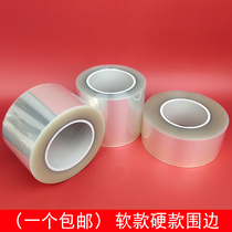 Thickened Hard mousse cake Edge Popcorn Birthday Cake Transparent Decoration Soft Plastic Paper Baking Packaging