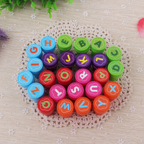 Cartoon cute toy seal 26 letter seal Princess seal pirate animal pattern stamp baby reward