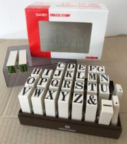 3B Japanese SANBY Ming Dynasty King 00 English Letter Combination Connection Seal 15MM