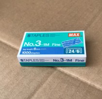 MAX MAX Staples NO 3-1M Staples 24 6 Uniform Staples