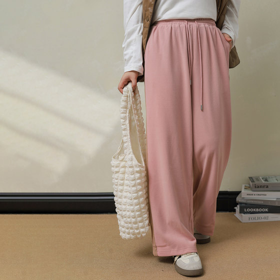 Large size 100% slightly fat mm women's clothing for autumn, slimming, straight-leg pants, high waist, hip-covering casual pants
Large size 100% slightly fat mm women's clothing for autumn, slimming, straight-leg pants, high waist, hip-covering casual pants
