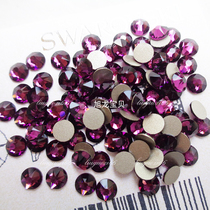 Austrian flat-bottomed deep purple 204 manicure rhinestones Shi Jiahuazi affixed diamonds jewelry diamonds wedding shoes