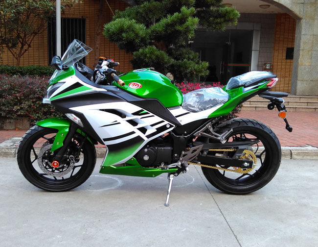 战隼川崎小忍者350双缸水冷摩托车跑车公路赛跑车手续全可上牌