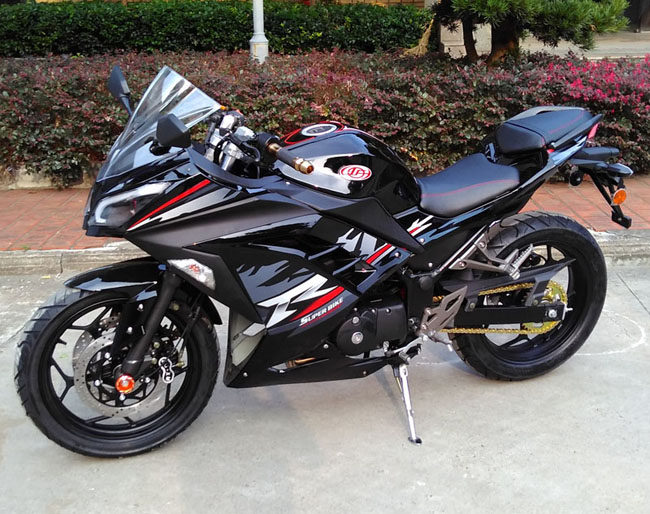 战隼川崎小忍者350双缸水冷摩托车跑车公路赛跑车手续全可上牌