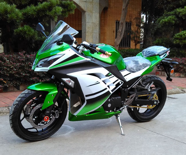 战隼川崎小忍者350双缸水冷摩托车跑车公路赛跑车手续全可上牌