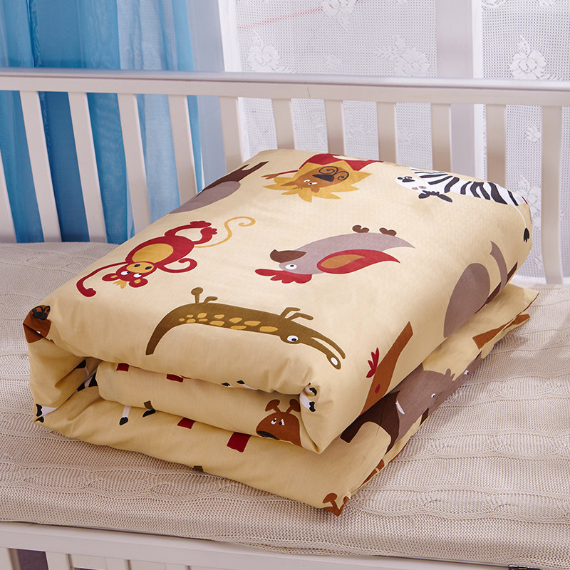 全棉加厚宝宝幼儿园冬被 儿童午睡被子 带被套可拆洗_7折现价70元