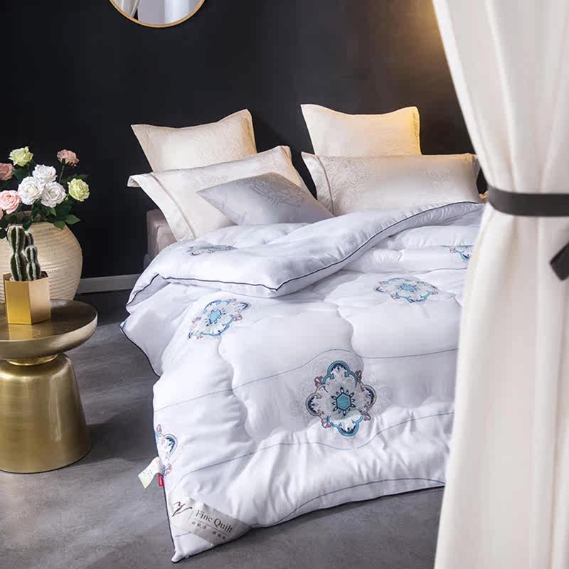 欧姆莱被子冬被加厚保暖被芯冬季棉被冬天双人空调被